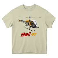 Mossy bell 47 helicopter Heavy Core Tee - ArtMosaic