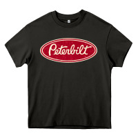 Asphalt peterbilt truck racing vintage Heavy Core Tee - ArtMosaic