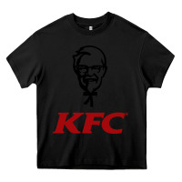 Black k.f.c-restaurant Heavy Core Tee - ArtMosaic