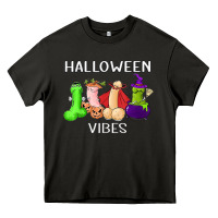 Asphalt halloween vibes dick tie dye hippie retro lazy costume Heavy Core Tee - ArtMosaic