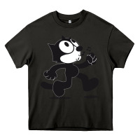 Asphalt felix the cat whistling Heavy Core Tee - ArtMosaic