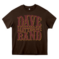Chocolate Brown classic dave Heavy Core Tee - ArtMosaic