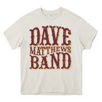 Cream classic dave Heavy Core Tee - ArtMosaic