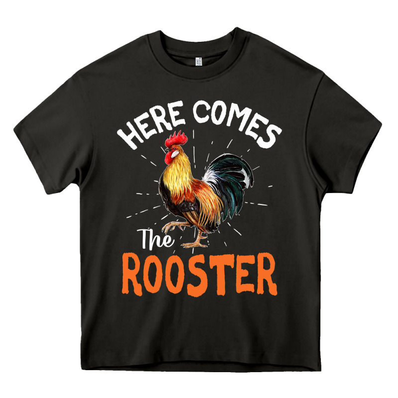 Here Comes The Rooster Shirt Chicken Lady Outfit 243 Heavy Core Tee by ArtMosaic | Teevron