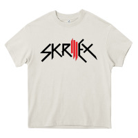 Cream white skrillex Heavy Core Tee - ArtMosaic