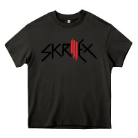 Asphalt white skrillex Heavy Core Tee - ArtMosaic