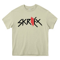 Mossy white skrillex Heavy Core Tee - ArtMosaic