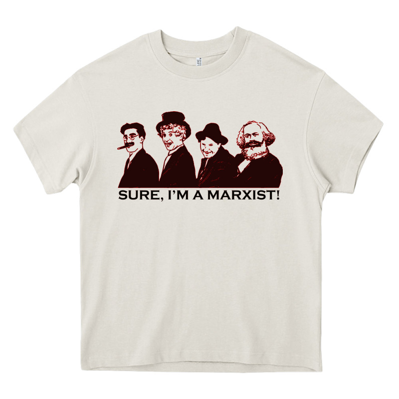 Sure I'm A Marxist Heavy Core Tee by ArtMosaic | Teevron