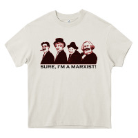 Cream sure i'm a marxist Heavy Core Tee - ArtMosaic