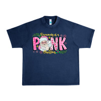 Navy dreaming of a pink christmas Urban Heavy Tee - CowhideDigitalArt