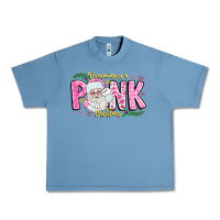 Pebble Blue dreaming of a pink christmas Urban Heavy Tee - CowhideDigitalArt