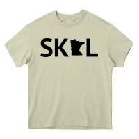 Skol Minnesota Hoodie  Let's Go Mn Hooded Sweatshirt Heavy Core Tee | Teevron