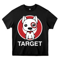Black target team member Heavy Core Tee - ArtMosaic