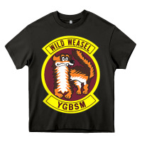 Asphalt Air Force Wild Weasel YGBSM Heavy Core Tee - ArtMosaic
