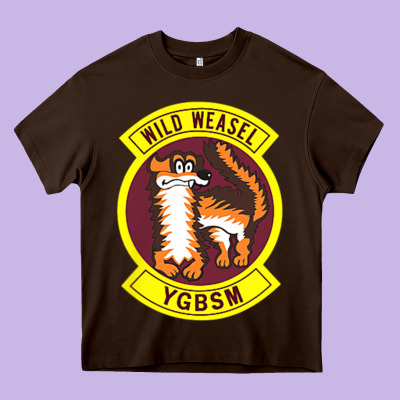 Air Force Wild Weasel Ygbsm Heavy Core Tee Designed By Artmosaic