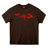Chocolate Brown staind Heavy Core Tee - ArtMosaic