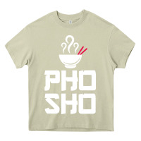 Mossy pho sho foodie asian food humor chopsticks funny Heavy Core Tee - ArtMosaic