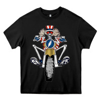 Black grateful motor ber Heavy Core Tee - ArtMosaic