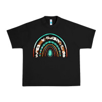 Black Western Rainbow Urban Heavy Tee - Jasminsmagicworld