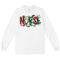 White nurse christmas Long Sleeve Tee - RacoonDesign