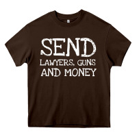 Chocolate Brown Warren Zevon Send Lawyers Guns and Money Music Shirt Heavy Core Tee - ArtMosaic