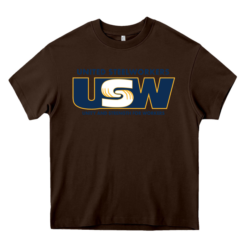 United Steelworkers - Unity And Strength For Worke Heavy Core Tee by ArtMosaic | Teevron