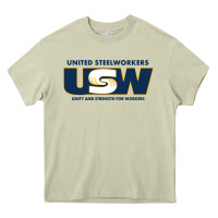 Mossy United Steelworkers - Unity and Strength for Worke Heavy Core Tee - ArtMosaic
