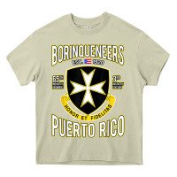 Mossy Borinqueneers Puerto Rico Flag Honor Et Fidelitas Heavy Core Tee - ArtMosaic