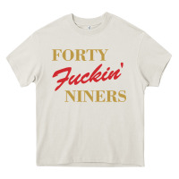 Cream forty fvckin' niners Heavy Core Tee - ArtMosaic