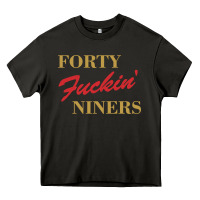 Asphalt forty fvckin' niners Heavy Core Tee - ArtMosaic