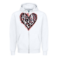 White Leopard Glitter Heart Zipper Hoodie - Jasminsmagicworld