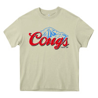 Mossy wsu cougs Heavy Core Tee - ArtMosaic