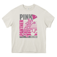 Cream Pink Panther Heavy Core Tee - ArtMosaic