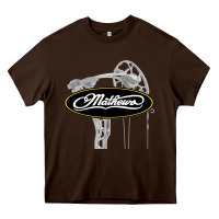 Chocolate Brown sport mathews concert Heavy Core Tee - ArtMosaic
