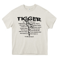 Cream tigger if the only one Heavy Core Tee - ArtMosaic