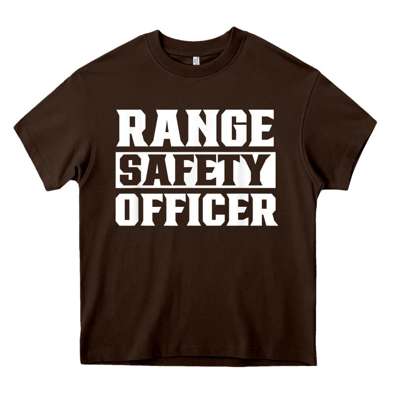 Range Safety Officer Worker Team Job T Shirt Heavy Core Tee by ArtMosaic | Teevron