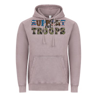 Vintage Zinc armed forces day support our troops Vintage Hoodie - Artiststas