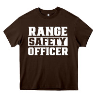 Chocolate Brown range safety officer worker team job t shirt Heavy Core Tee - ArtMosaic