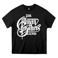Black the allman brothers Heavy Core Tee - ArtMosaic