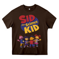 Chocolate Brown Sid The Science Kid boyfriend Heavy Core Tee - ArtMosaic