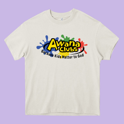 Vintage-awana Clubs Heavy Core Tee Designed By Artmosaic
