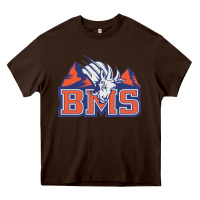 Chocolate Brown blue mountain state Heavy Core Tee - ArtMosaic