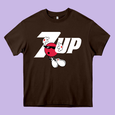Cool Spot,uncola 7up Heavy Core Tee Designed By Artmosaic