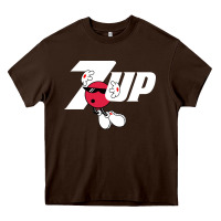 Chocolate Brown cool spot,uncola 7up Heavy Core Tee - ArtMosaic