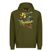 Army Green lake squad Premium Hoodie - BarkalooDesign