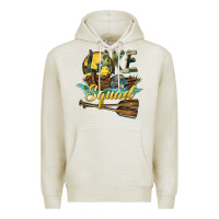 Oatmeal Heather lake squad Premium Hoodie - BarkalooDesign