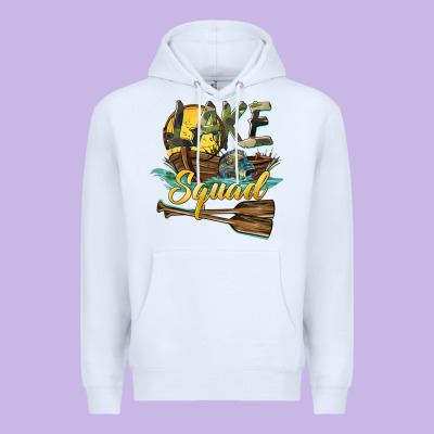 Lake Squad Premium Hoodie Designed By Barkaloodesign