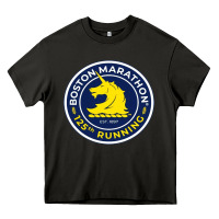 Asphalt boston marathon Heavy Core Tee - ArtMosaic