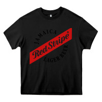 Black jamaica red stripe lager beer Heavy Core Tee - ArtMosaic