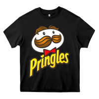 Black pringles snack for all Heavy Core Tee - ArtMosaic
